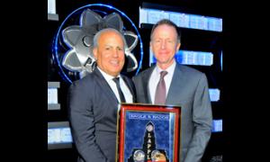 Eagle & Badge Foundation President Peter R. Repovich and Honoree Austin M. Beutner.