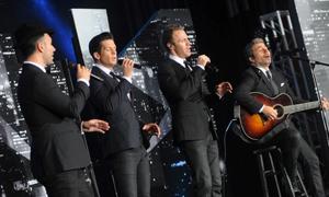 The Tenors received standing ovations during their performance on stage.