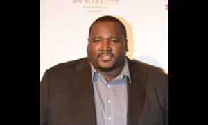 “The Blind Side“ actor Quinton Aaron attended the gala in support of LA police officers.